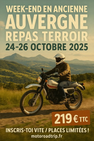 Week-end Auvergne en Ancienne avec Repas du terroir